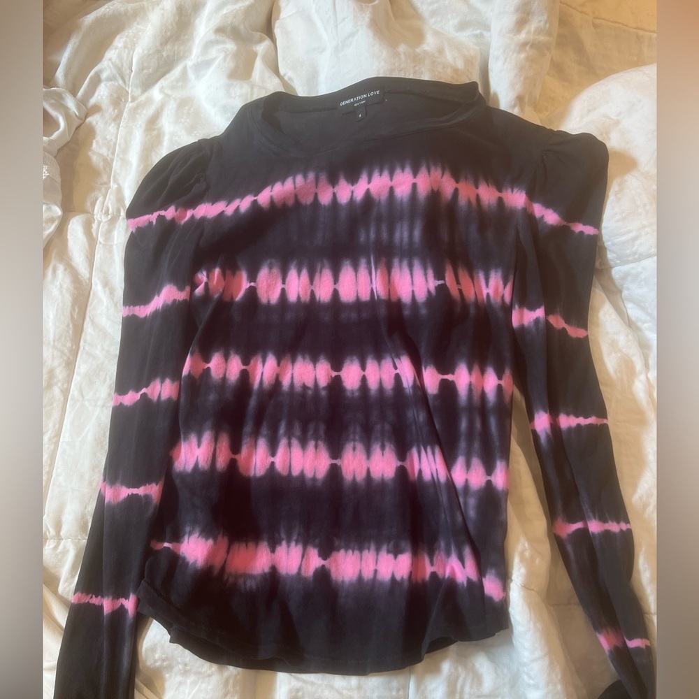 Generation love puff sleeve top